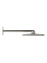 Верхний душ GROHE Rainshower SmartActive 310 Cube, 2 режима, 430 мм, сатиновая сталь (26479MS0)