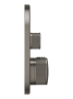 Внешняя часть термостата для душа GROHE Grohtherm SmartControl на 3 потребителя, круглая, сатиновый графит (29121MG0)