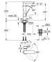 Смеситель для раковины GROHE Plus, L-size, хром (23873003)