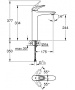 Смеситель для раковины GROHE Eurostyle, XL-size, белая луна (23570LS3)