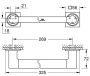 Ручка для ванны GROHE Allure (40955001)