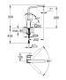 Смеситель для кухни GROHE Sail Cube, хром (31393000)