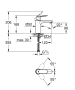 Смеситель для раковины GROHE Eurosmart Cosmopolitan, M-size, черный (23327KW0)