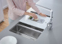 Мойка, GROHE K700, нержавеющая сталь, (31575SD0)