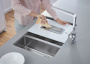 Мойка, GROHE K700, нержавеющая сталь, (31575SD0)