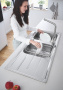 Мойка GROHE из нержавеющей стали с корзинчатым вентилем, оборачиваемая, 2 чаши, K500  80 -S 116/50 2.0 (31588SD0)
