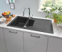 Мойка GROHE K400 с 1,5 чашей, 1000 x 500 мм, черный гранит (31642AP0)