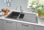 Мойка GROHE K400 с 1,5 чашей, 1000 x 500 мм, серый гранит (31642AT0)