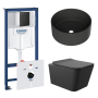 Комплект инсталляции GROHE Solido 38811KF0 с унитазом Aqueduto MACIO MAC0140 и раковиной Aqueduto ESPIRAL D400 ESP0140 (NW0427)