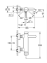 Смеситель для ванны GROHE Essence, матовый черный (336242431)