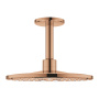 Верхний душ GROHE Rainshower 310 SmartActive с душевым кронштейном, 2 режима, 142 мм, теплый закат глянец (26477DA0)