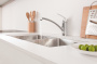 Смеситель для кухни GROHE Start, низкий излив, хром (32441001)