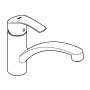 Смеситель для кухни GROHE Eurosmart, хром (32534002)
