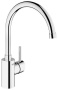 Смеситель для кухни GROHE Concetto с высоким С-изливом, хром (32661001)