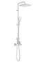 Душевая система GROHE Tempesta System 250 Cube со смесителем для ванны, хром (26693001)
