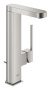 Смеситель для раковины GROHE Plus с донным клапаном, L-Size, суперсталь (23851DC3)