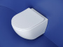 Подвесной унитаз Ceramicanova Метрополь безободковый, смыв Торнадо, белый (CN4002T)
