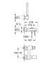 Готовый комплект для ванной комнаты GROHE Eurocube (NB0028)