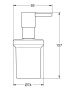 Дозатор жидкого мыла GROHE Essentials, матовый черный (1024702430)