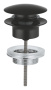 Донный клапан для раковины GROHE Push-Open, матовый черный (1024642430)