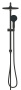 Душевая система GROHE Tempesta System 250 Flex с переключателем потоков, черный (269802431)