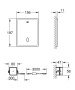 Панель смыва для унитаза GROHE Tectron Skate, 1 режим, нержавеющая сталь (38698SD1)