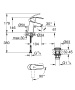 Смеситель для раковины GROHE Eurosmart, S-size, хром (23924002)