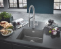 Мойка GROHE K700U с одной чашей, 533 x 457 мм, серый гранит (31654AT0)