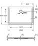 Душевой поддон GROHE 1200x800, универсальный, белый (39305000)