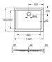 Душевой поддон GROHE 800x1000, универсальный, белый (39306000)