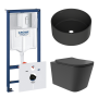 Комплект инсталляции GROHE Rapid SL NW0145/S с унитазом Aqueduto MACIO Plus MACT0240 и раковиной Aqueduto ESPIRAL D400 ESP0140 (NW0437)