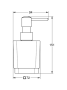 Дозатор жидкого мыла GROHE Selection Cube, матовый черный (408052430)