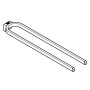 Держатель для полотенца GROHE Selection двойной, темный графит матовый (41059AL0)