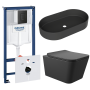 Комплект инсталляции GROHE Solido 38811KF0 с унитазом Aqueduto MACIO MACT2140 и раковиной Aqueduto ESPIRAL ESP0240 (NW0621)