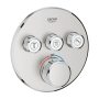 Душевая система GROHE Grohtherm SmartControl с термостатом для душа, суперсталь (34863DC0)