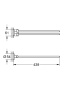 Двойной держатель для полотенца GROHE Essentials, тёмный графит глянец (40371A01)