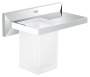 Стакан для зубных щеток с держателем и полочкой GROHE Allure Brilliant, хром (40503000)
