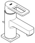 Смеситель для раковины GROHE Quadra, черный (32631KS0)