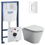 Комплект инсталляции GROHE Rapid SL 3 в 1 с унитазом Форма CN3011 и звукоизоляционным комплектом (NW0820)