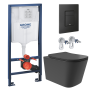 Комплект инсталляции GROHE Solido 38811KF0 с унитазом Aqueduto MACIO Plus MACТ0240 и раковиной Aqueduto ESPIRAL D400 ESP0140 (NW0435)