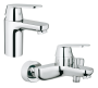 Готовый комплект для ванной комнаты GROHE Eurosmart Cosmopolitan, хром (NB0043)