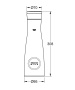 Стеклянный графин GROHE Blue с крышкой (40405001)