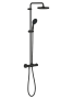 Душевая система GROHE Tempesta System 210 с термостатом для душа, матовый черный (268112431)