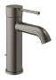 Смеситель для раковины GROHE Essence с донным клапаном, S-size, темный графит матовый (24171AL1)