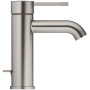Смеситель для раковины GROHE Essence с донным клапаном, S-size, темный графит матовый (24171AL1)