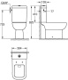 Смывной бачок GROHE Bau Edge (39812000)