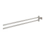 Держатель для полотенца GROHE Essentials Cube двойной, поворотный, суперсталь (40624DC1)