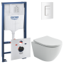 Комплект инсталляции GROHE Rapid SL 3 в 1 с унитазом Уно CN11001T и звукоизоляционным комплектом (NW0828)