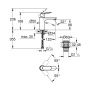 Смеситель для раковины GROHE Eurosmart Cosmopolitan, M-size, хром (23926000)