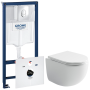Комплект инсталляции GROHE Rapid SL 3 в 1 с унитазом Ceramicanova Пик (CN4007) и звукоизоляционным комплектом (NW0777)